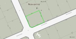 Terreno de 801 m2 en esquina – Financiación