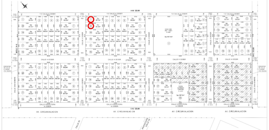 Dos lotes en Barrio del Remanso