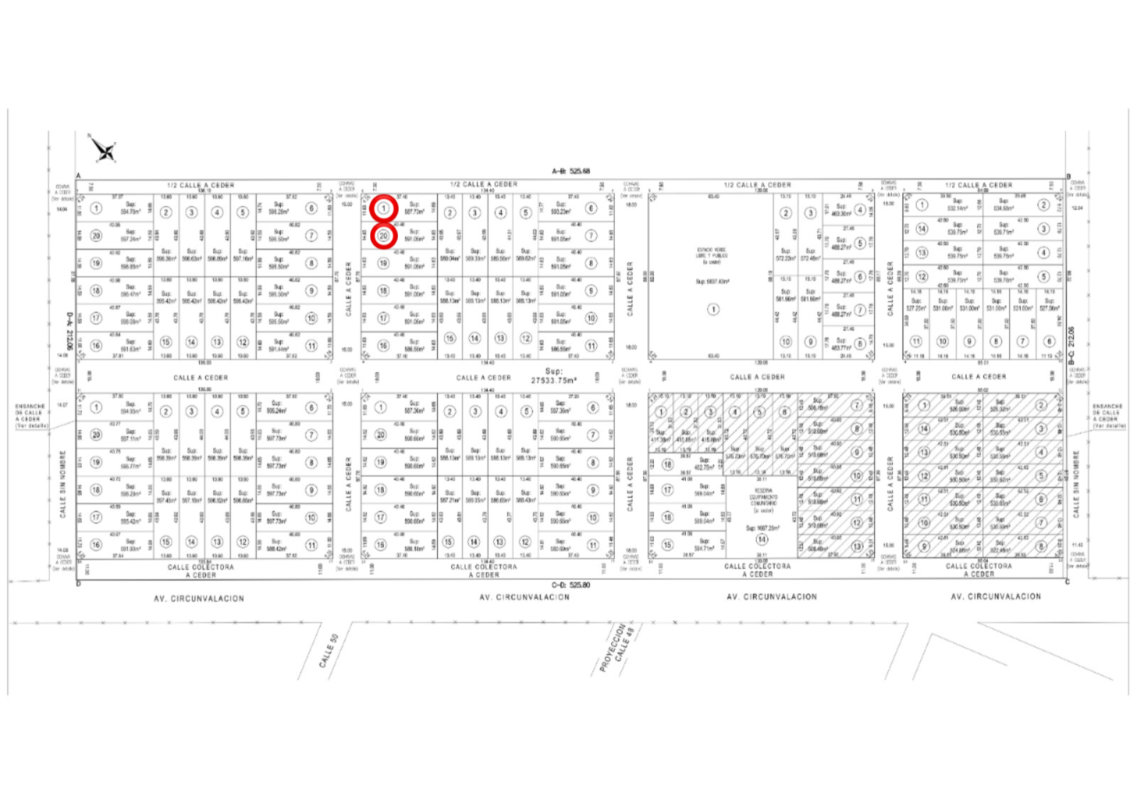 Dos lotes en Barrio del Remanso