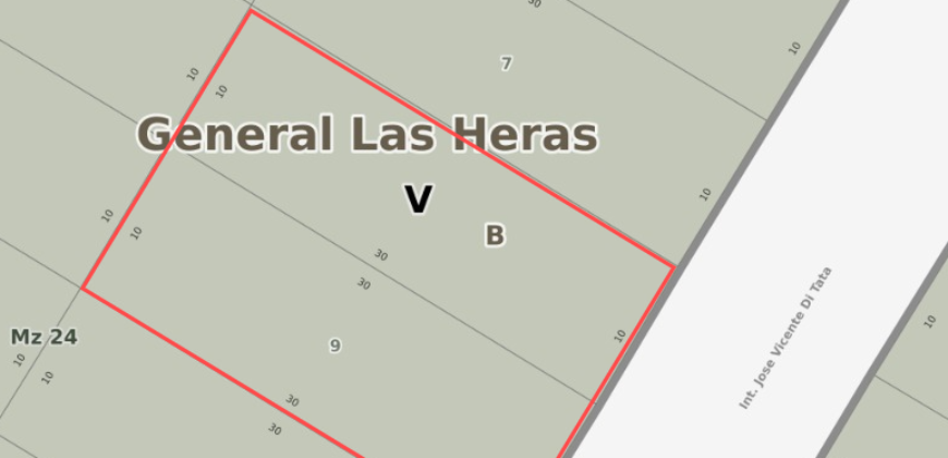 Casa 3 ambientes con gran parque en Las Heras, Bs As